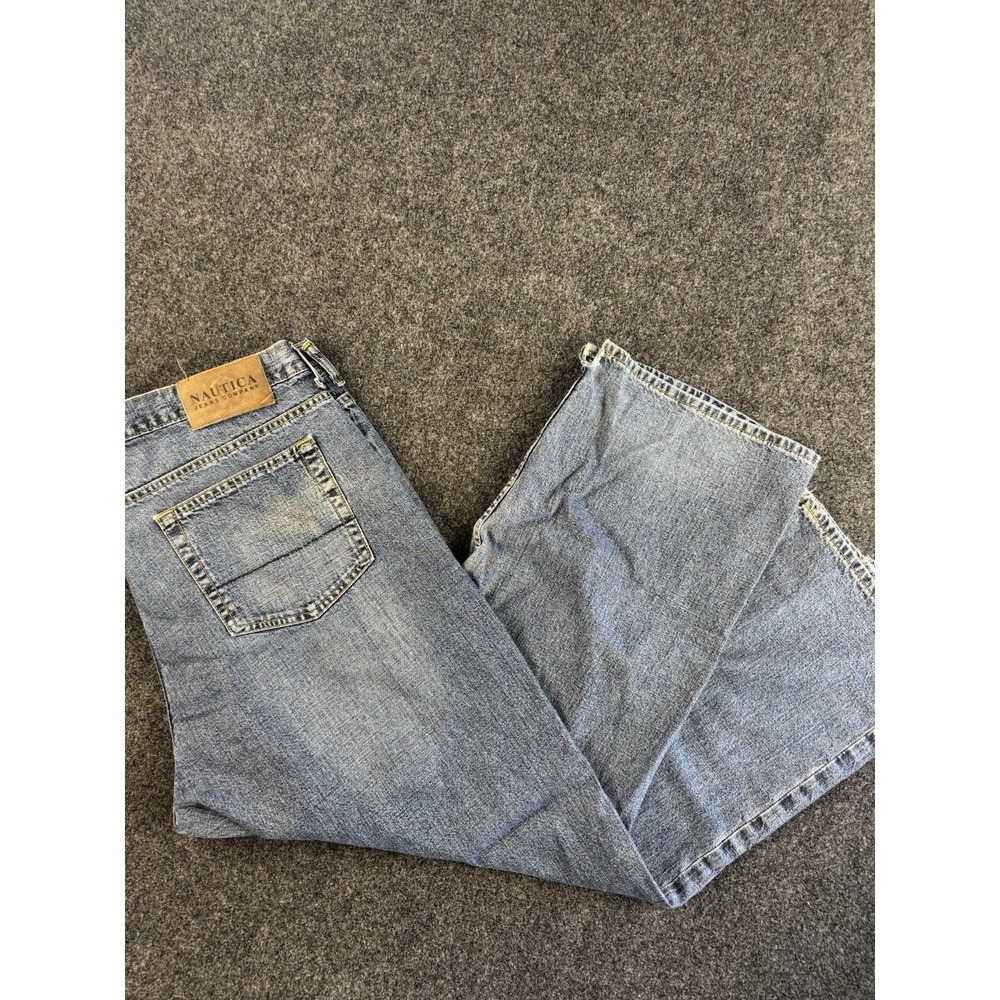 VTG Nautica Jeans 40x30 Medium Wash Straight Leg Denim Classic Fit